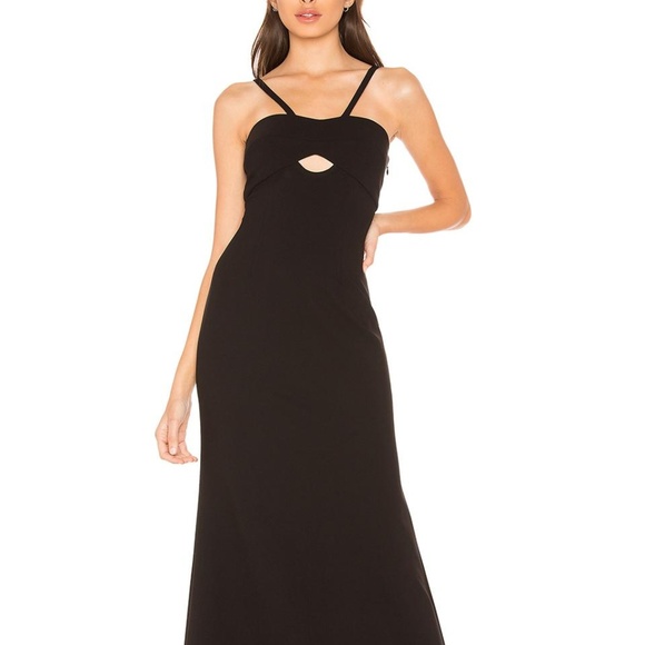 jill jill stuart black gown